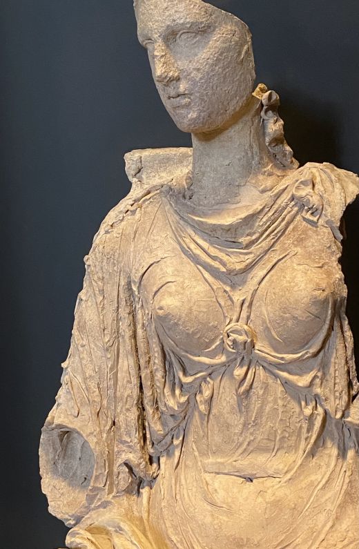 Terrakotta-Statue einer Göttin